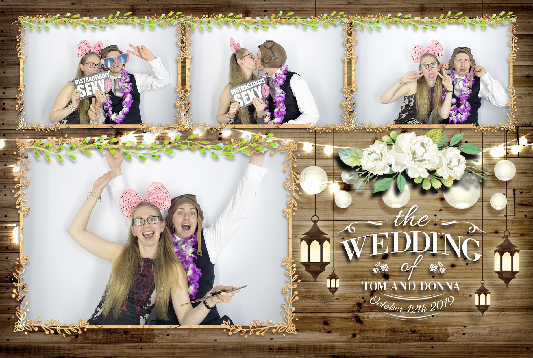 Tom & Donna's Wedding  | View more photos from the event at gallery.myphotoboothexperience.co.uk/u/MyPhotoBoothExperienceLtd/Tom-Donnas-Wedding